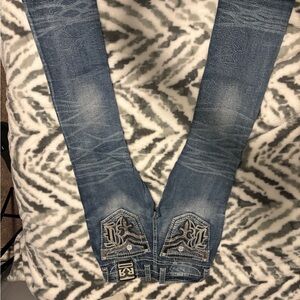 Rock Revival Blue Slim Straight Jeans